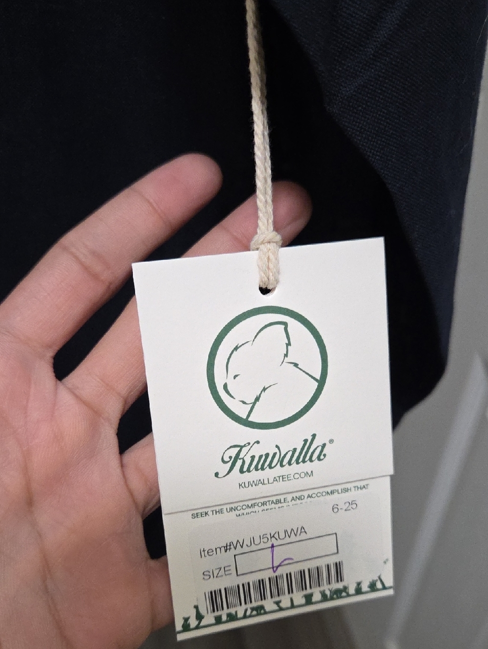 NWT Kuwalla Navy Oversized Button-Down Shirt | Minimalist Collared Long Sleeve - Picture 4 of 11